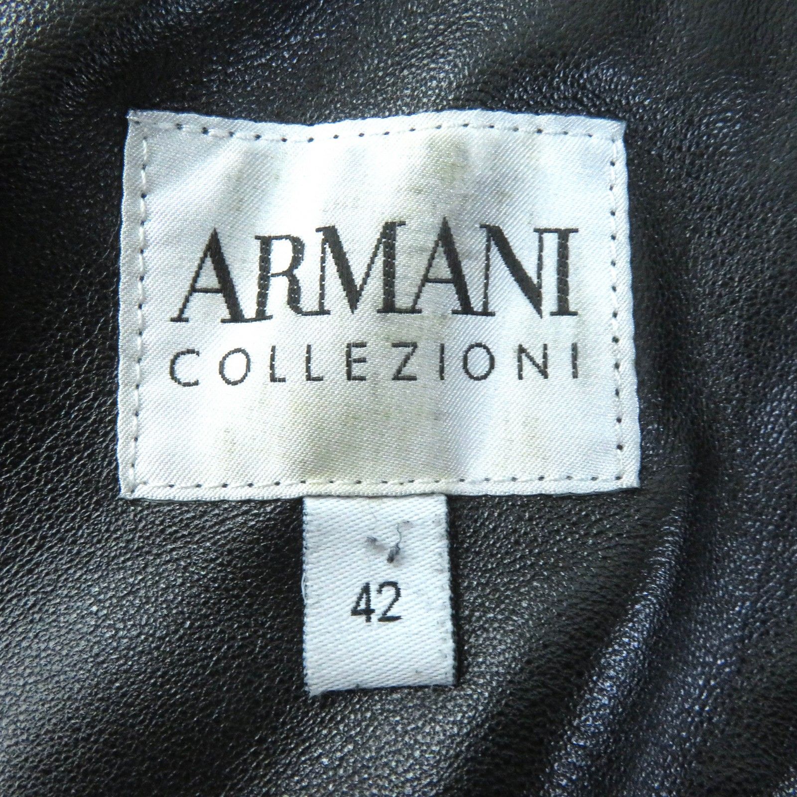 良品△ARMANI COLLEZIONI アルマーニコレッツォーニ ダブルジップアップ ムートンジャケット ブラック 42 正規品 レディース -  メルカリ