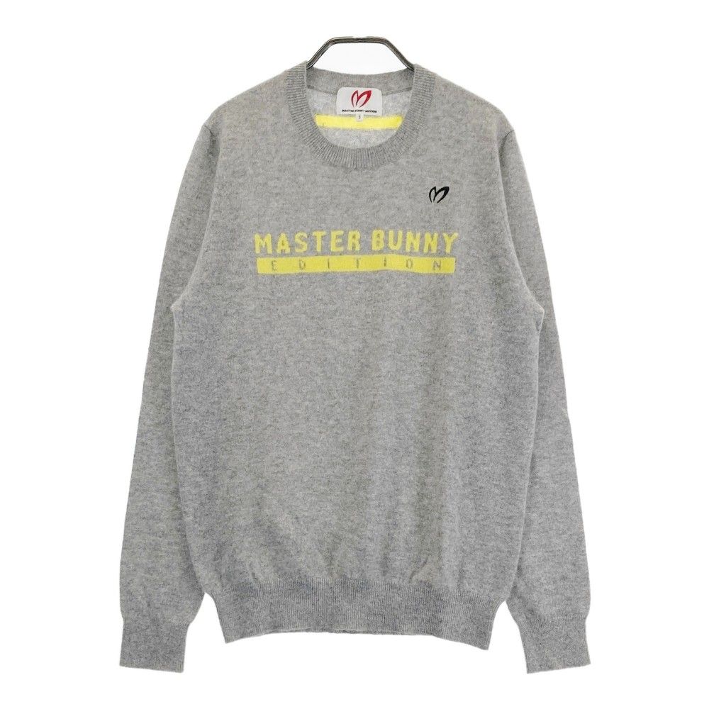 サイズ：5 MASTER BUNNY EDITION マスターバニーエディション カシミヤ ニット セーター グレー系 [240101249416]  ゴルフウェア メンズ ストスト - メルカリ