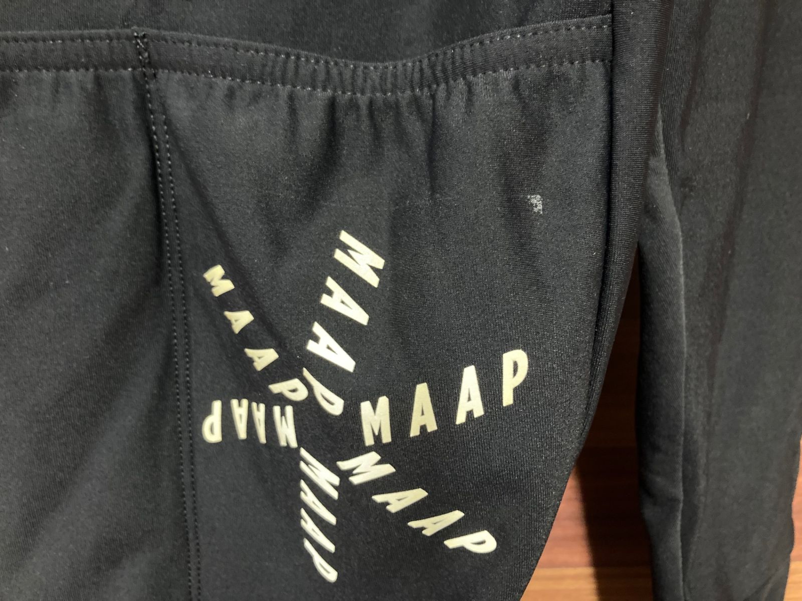 IU446 マープ MAAP TRAINING JERSEY 長袖 サイクルジャージ 黒 S