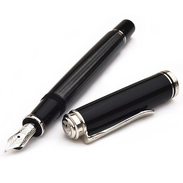 ペリカン 万年筆 Pelikan スーベレーン M405 ブラックストライプ EF