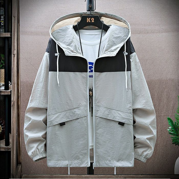 ラッシュパーカー UVカット ラッシュガード メンズ フード付き 日焼け対策 紫外線防止 夏 薄手 軽量 速乾 アウター 夏 ランニング 登山 釣り