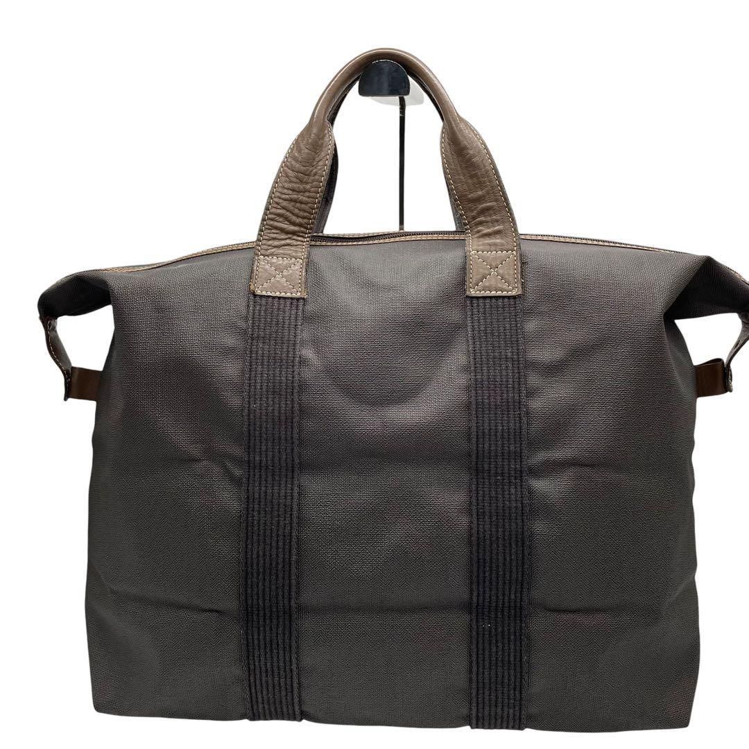 美品　dunhill ダンヒル ボストンバッグ 2way ネーム PVCレザー 美品 dunhill ダンヒル ボストンバッグ 大容量 PVC レザー