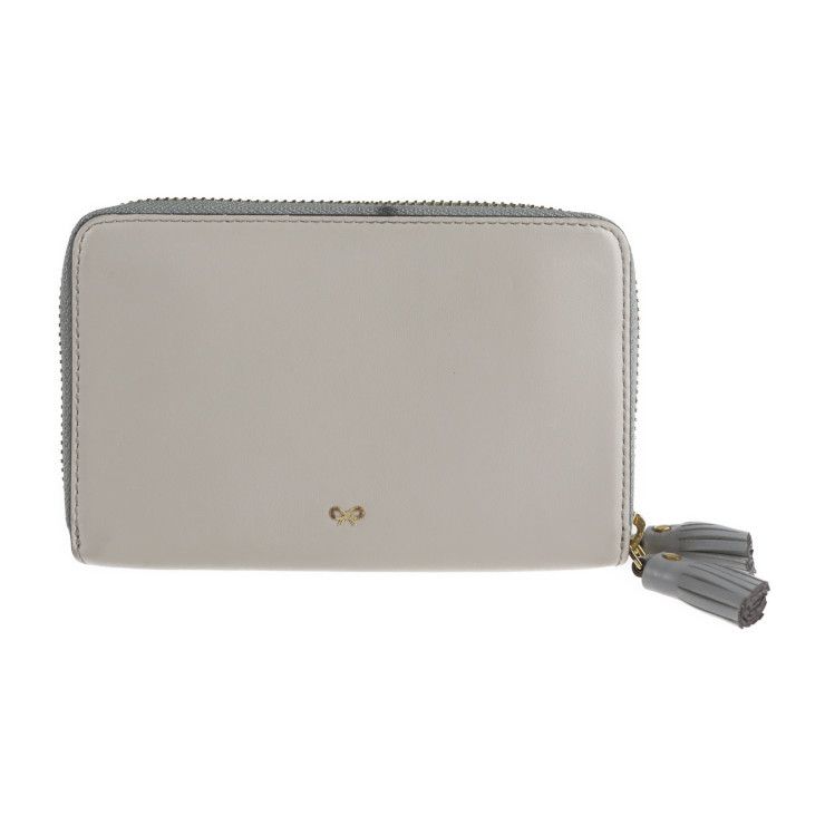 美品 ANYA HINDMARCH 二つ折り財布 グレー Anya Hindmarch アニヤ ハインドマーチ Steam Circus スチーム