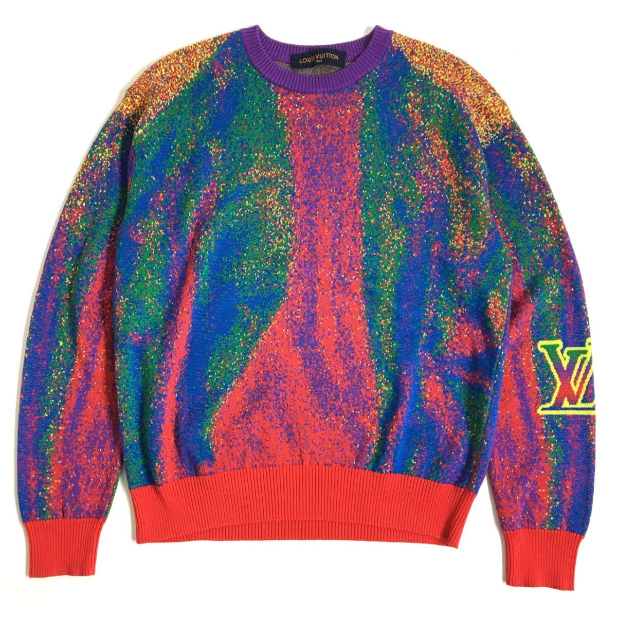 ルイヴィトン マルチカラー ジャガードニット 【公式通販】