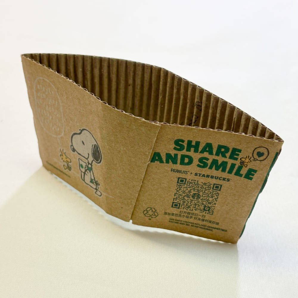 STARBUCKS × スヌーピー☆コラボ！カップスリーブ 海外限定