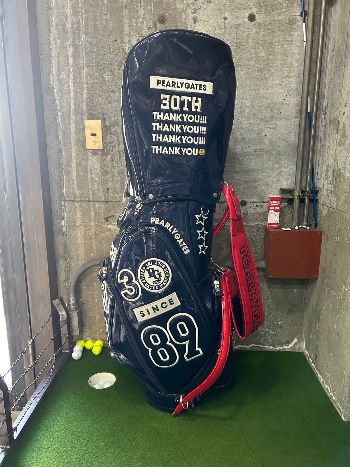 PEARLY GATES キャディバッグ ヘッドカバー付