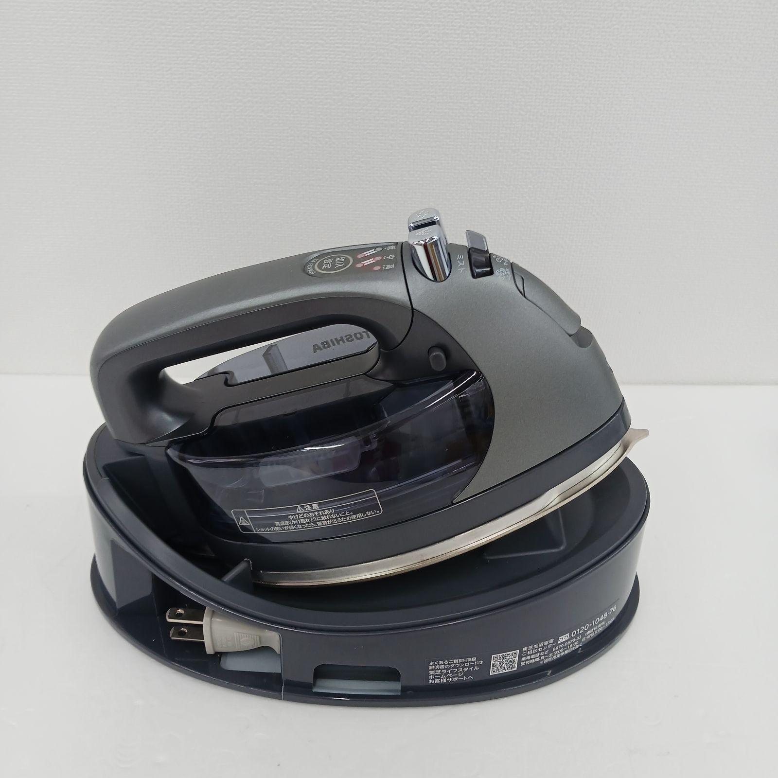 【展示品新品】東芝 コードレスアイロン TA-FDX960 (K) 東芝 コードレススチームアイロンLa・Coo TA-FDX960-K』週間