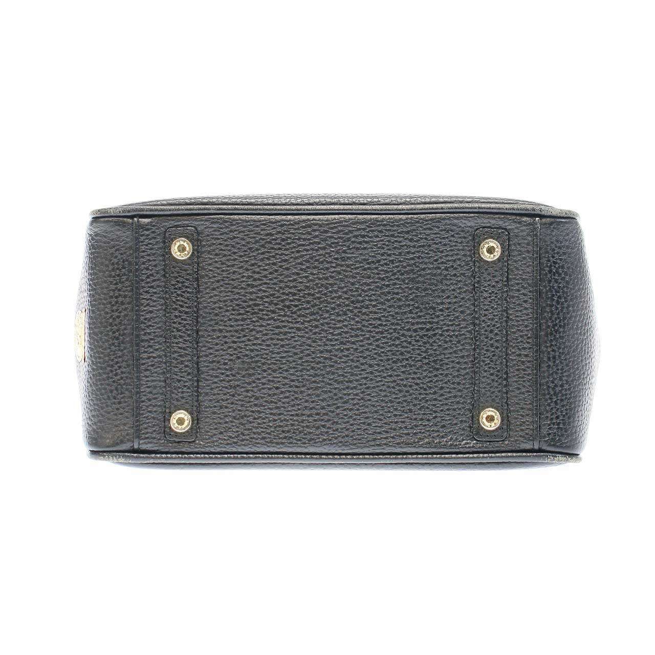 A.D.M.J. エーディーエムジェイ 2WAY レザーショルダーバッグ ブラック 