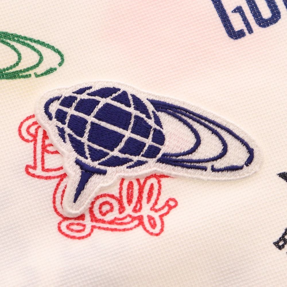 【美品】BEAMS GOLF ポロシャツ レディース ホワイト　S 渋野日向子 □ ビームス ゴルフ 渋野日向子 ポロシャツ GOLF全英女子