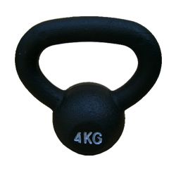 【新品・2営業日で発送】マーシャルワールドジャパン KDB-BK4 ケトルベル 4kg 黒