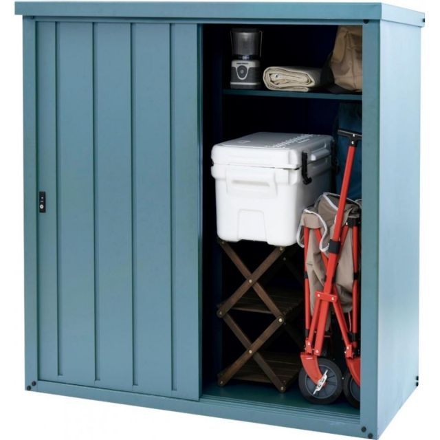 YAMAZEN 山善 デザイン収納庫 幅152.8×奥行き79.3×高さ153.4cm DSLB-1515 CB