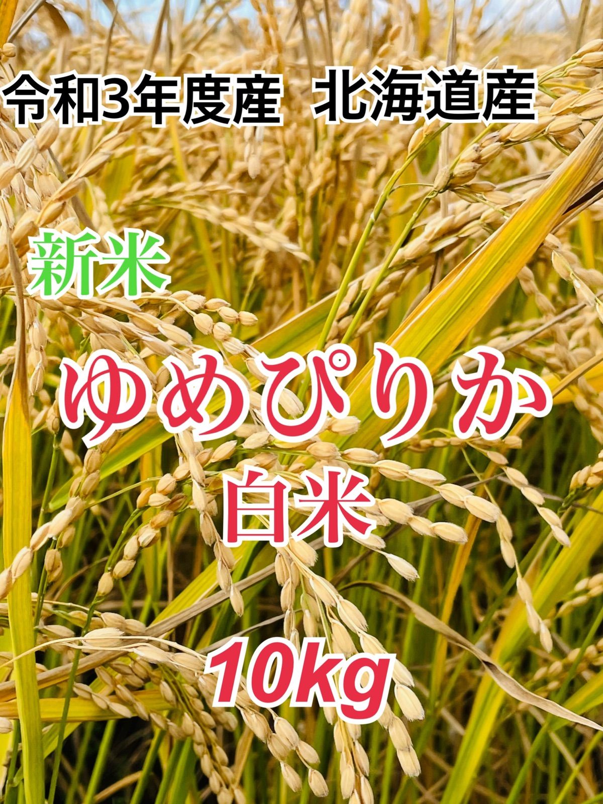 令和3年度産 北海道米 新米 ゆめぴりか 10キロ 白米 ブランド米 産地