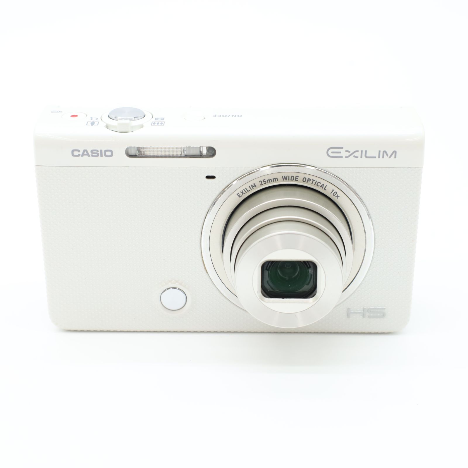 EXILIM EX-ZR70 美品 ホワイト 動作確認済み ≪極上品≫ CASIO EXILIM EX-ZR70 ボディ ホワイト #20250828