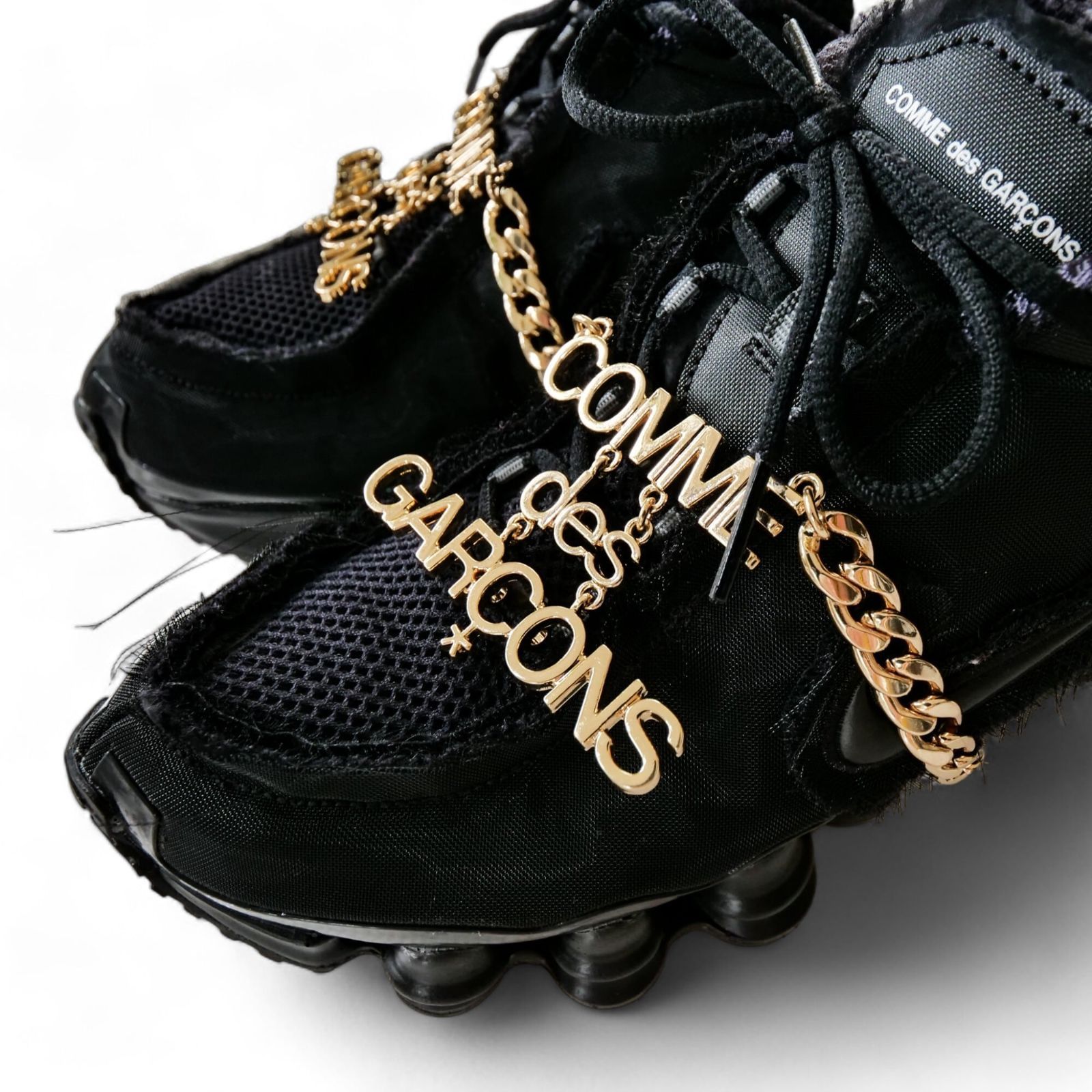 Comme des Garcons × Nike WMNS Shox Black ナイキ コムデギャルソン ショックス 美中古