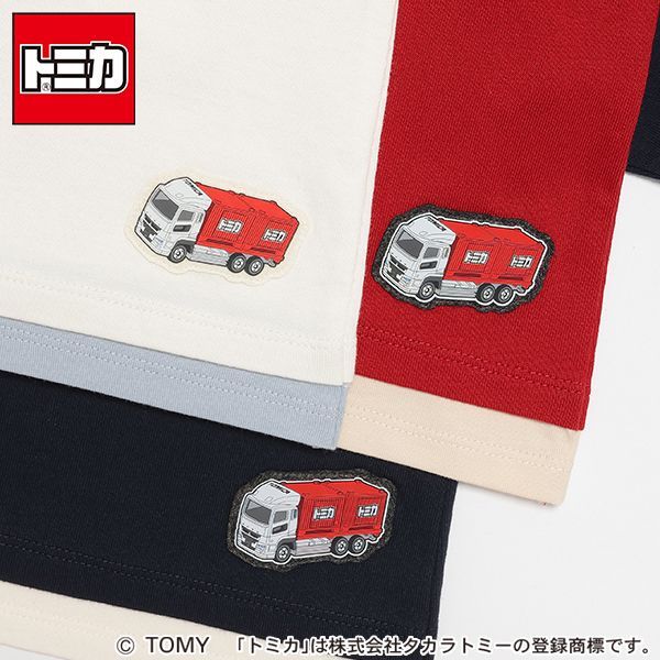 新品 プティマイン petit main 2024年秋冬【TOMICA】トミカ集合 長袖Tシャツ【トミカ】100cm110cm120cm 3色展開 単品販売 BOYS 男の子 クルマ 乗り物