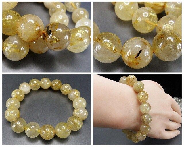 本翡翠、レアミャンマースモークブルー原石ブレスレット 高品質