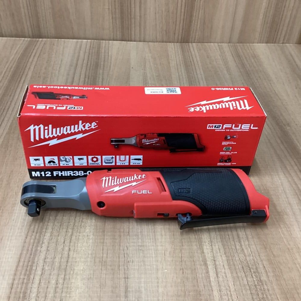 ♥品 Milwaukee|ミルウォーキー M12FHIR38-0 ハイスピードラチェットレンチ 3|8インチ9.5mm チェットレンチ