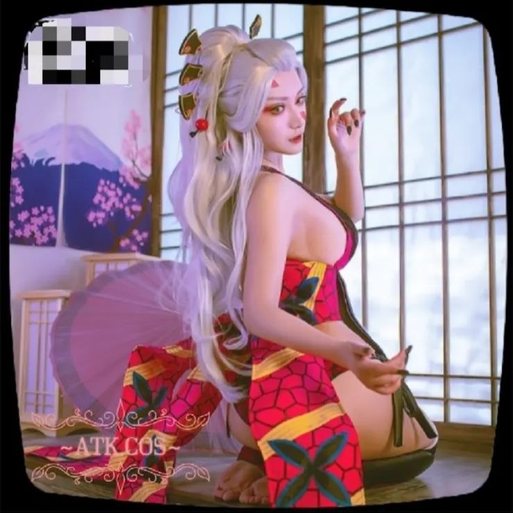 鬼滅の刃 堕姫 コスプレフルセット 堕姫（だき）コスプレ衣装の通販 鬼滅