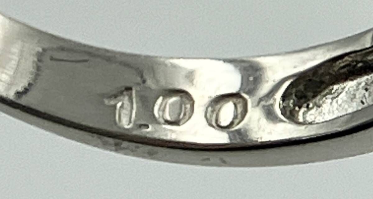 コ*コ様 【極美品】□リング11号　プラチナ Pt900　ペリドット　ダイヤモン 新品仕上げ済】【鑑別書付き】Pt900（総5.3g）#11 プラチナ