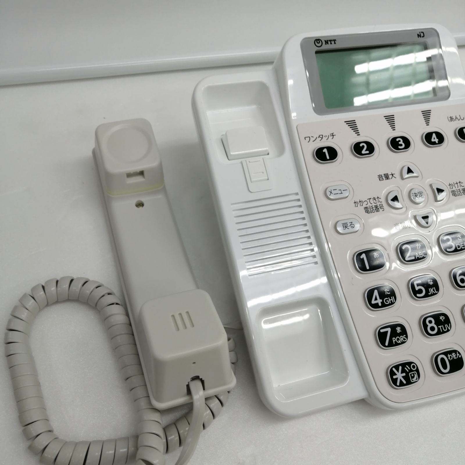 NTT シルバーホン ひびき SIII（骨伝導式電話機） 骨伝導ハンドセットS