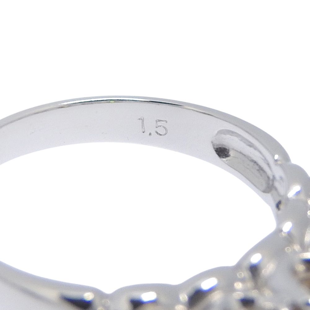 本物保証】 鑑付 新品同様 リング 約6.4g Pt900 ルビー 0.63ct メレ  