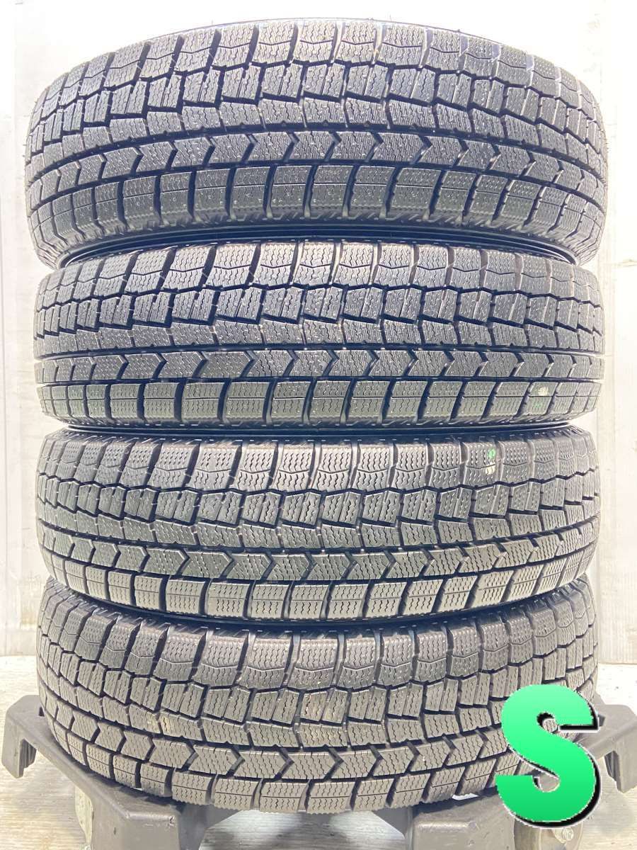 155/65R14  nダンロップ ウィンターマックス WM02 n中古タイヤ スタッドレスタイヤ 4本セットn w14240420030