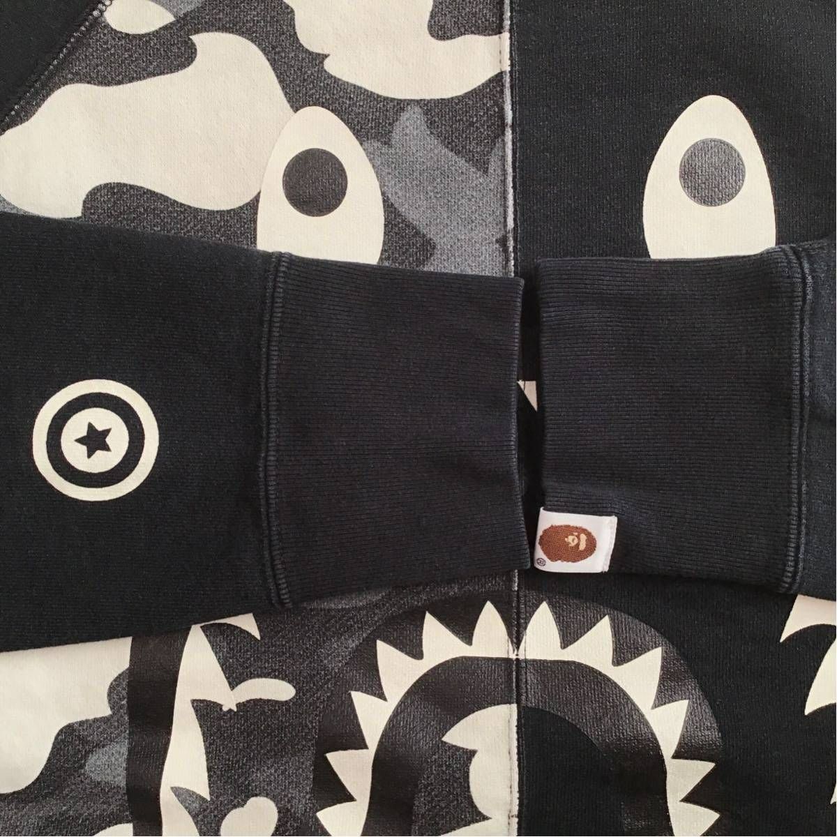 BAPE 蓄光 ZOZO限定 City camo シャーク 長袖スウェット ☆蓄光☆ zozo限定 city camo シャーク 長袖スウェット Sサイズ shark