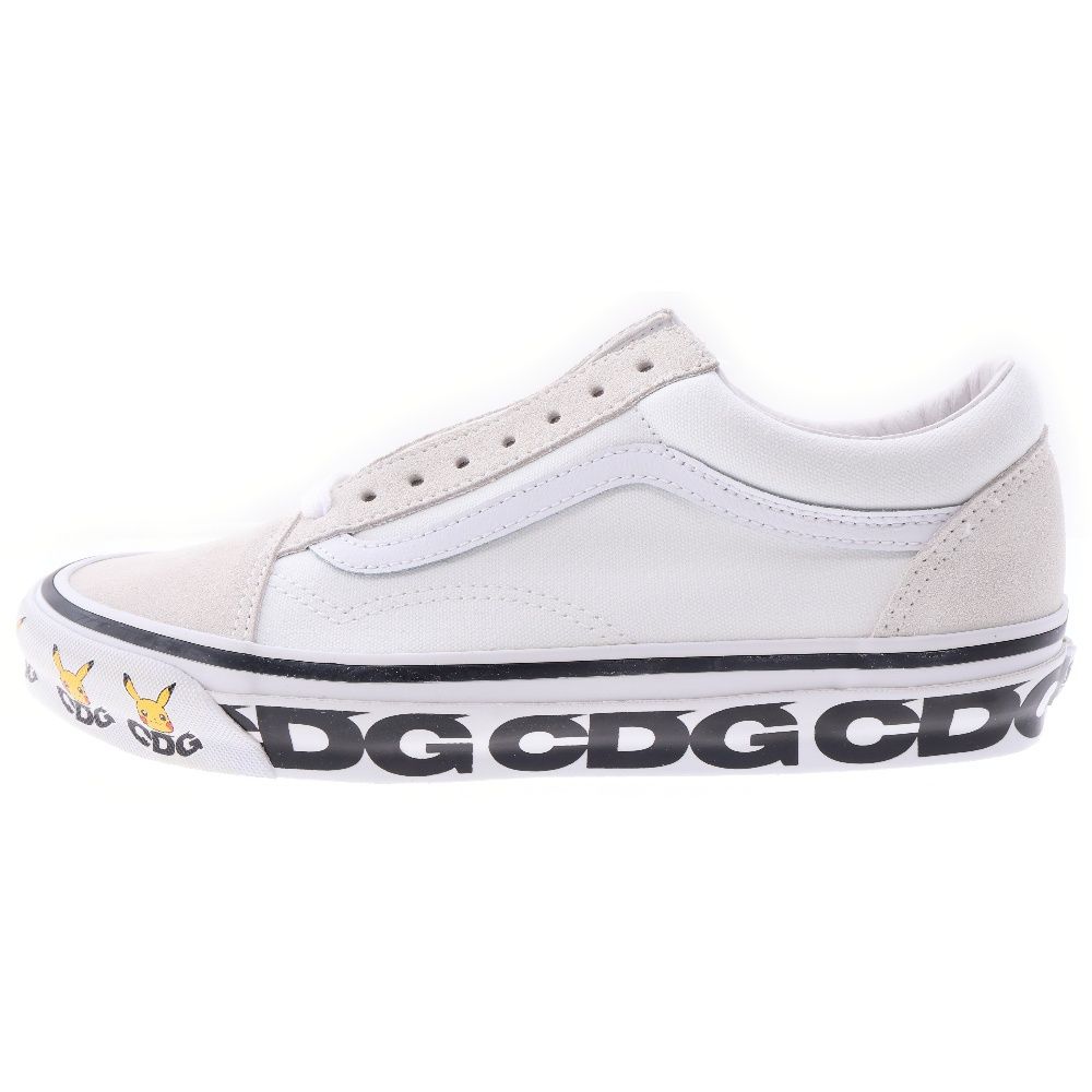 VANS (ヴァンズ) ×CDG ×Pokemon Old Skool シーディージー ポケモン オールドスクール ローカットスニーカーシューズ ホワイト US10.5/28.5cm VN0A4P3XQLZ