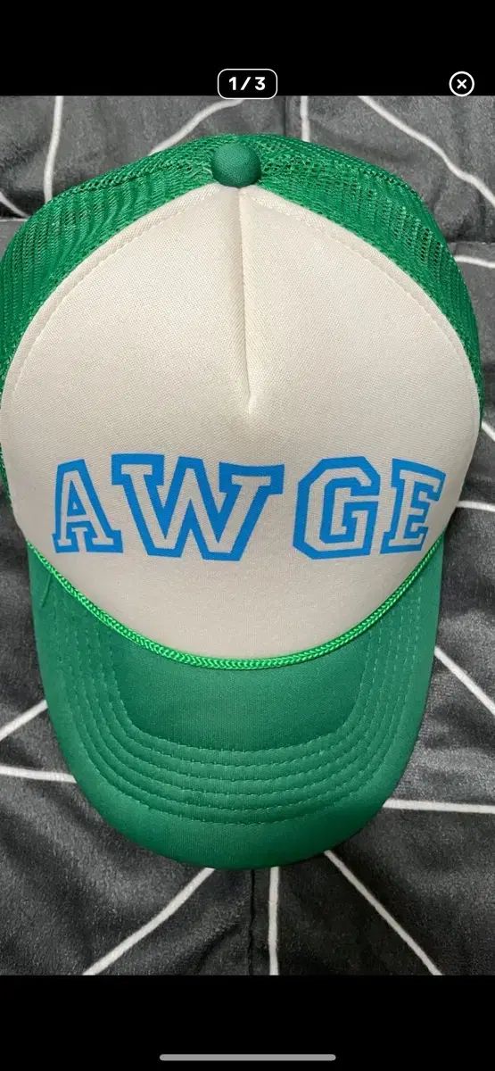 AWGE 起用者 メッシュ キャップ グリーン