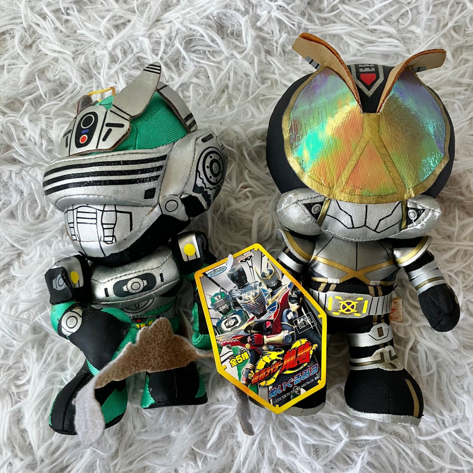 仮面ライダーシリーズ ぬいぐるみ 3点セット 当時物 仮面ライダー龍騎