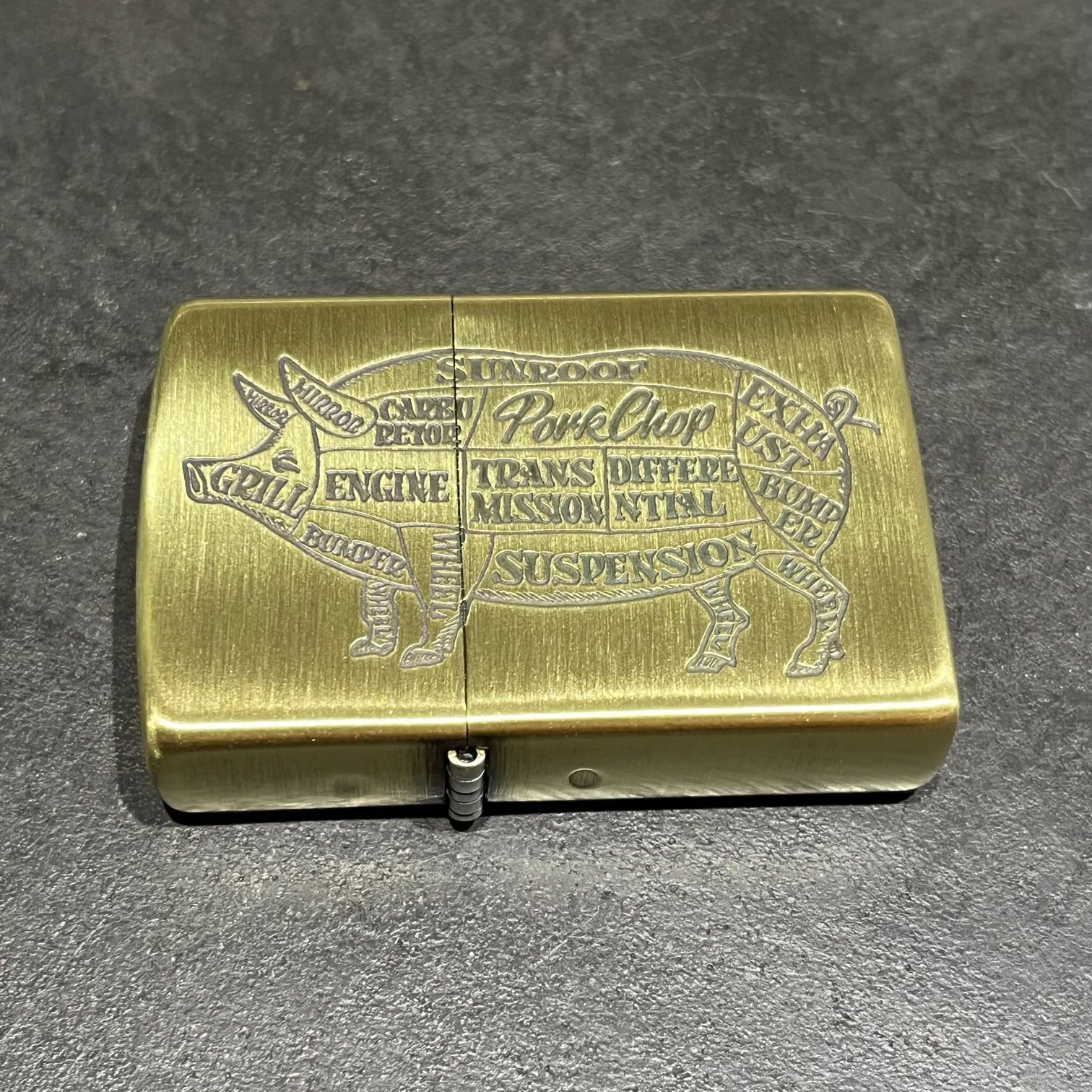 定価14300円 新品 PORKCHOP GARAGE SUPPLY BRASS PORK ZIPPO ブラス 