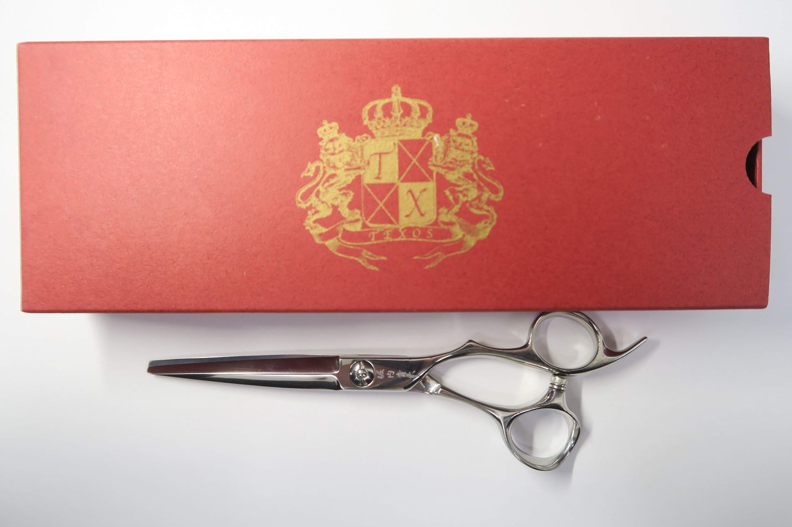 Bランク TEXOS SCISSORS テクノスシザー 60-EZ-710 シザー 美容師 理容師 6.2インチ 右利き G-1314