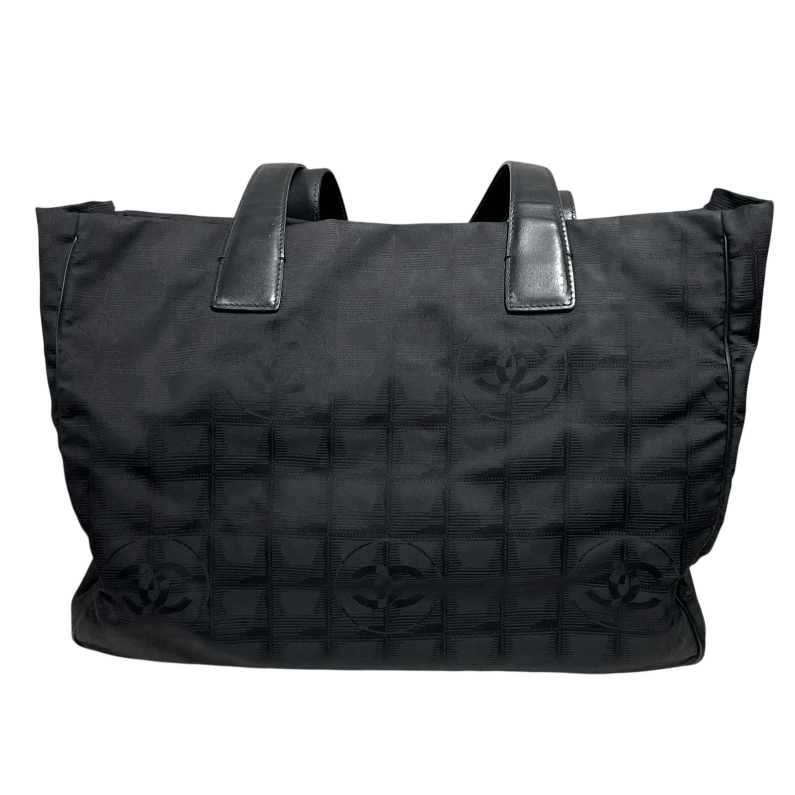 CHANEL ブラック トートバッグ CHANEL Pre-Owned 2014 グランド ショッピング トートバッグ