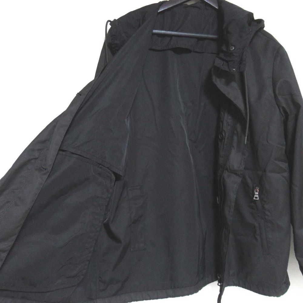 美品 PRADA SPORT プラダスポーツ ボアライナー付き フーディー  