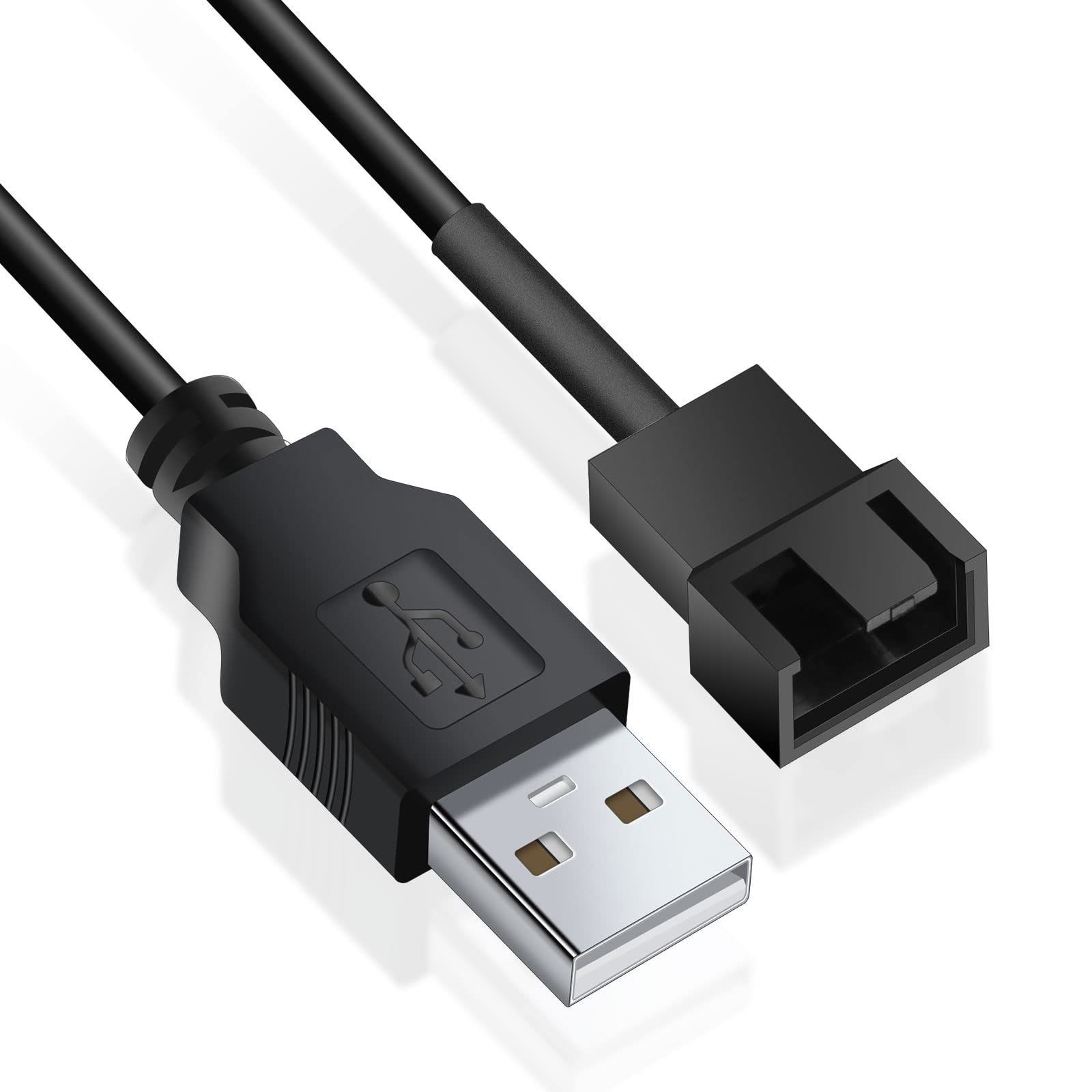 数量限定】/ 3Pin 4Pin FAN to USB ケースファンをUSB接続に変換