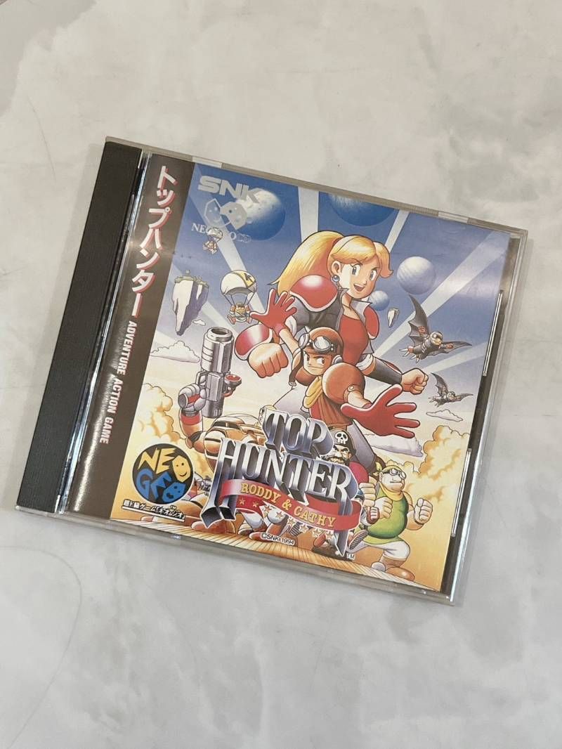 NEO-GEOCD ソフト トップハンター トップハンター ネオジオCDソフト 帯