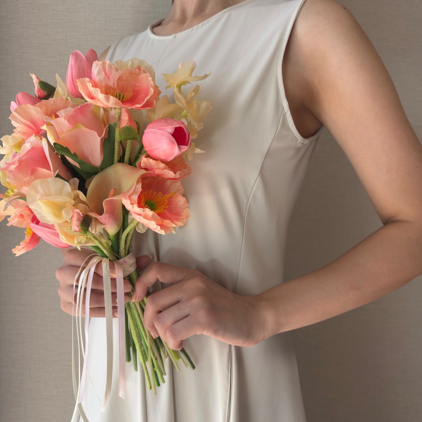 ブートニア付 ウェディングブーケ