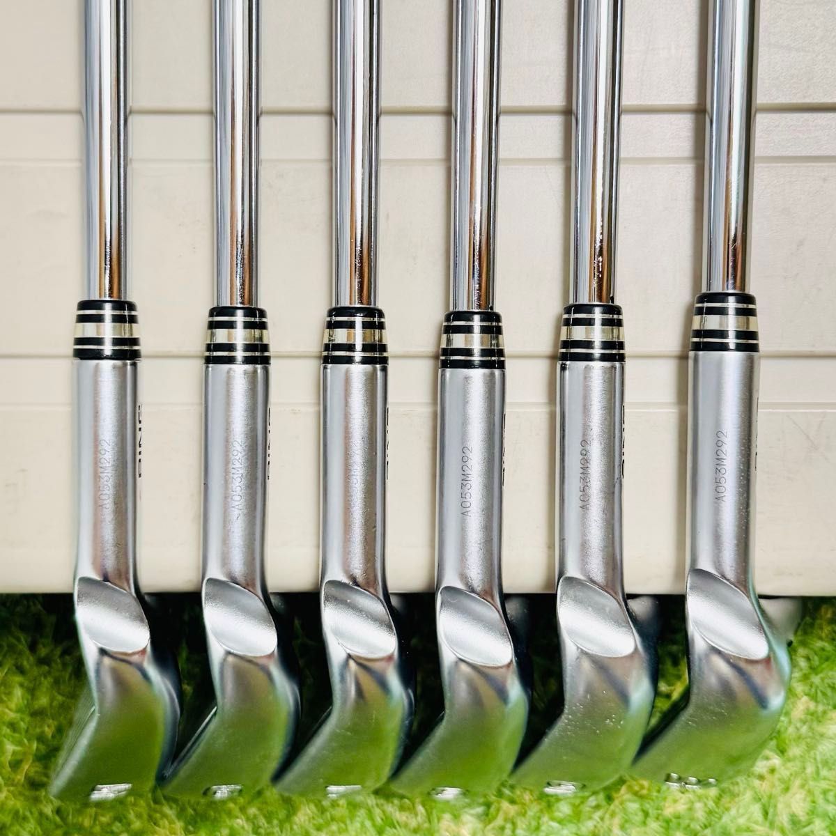 良品】ピン G425 オレンジドット メンズアイアンセット 6本 スチール S