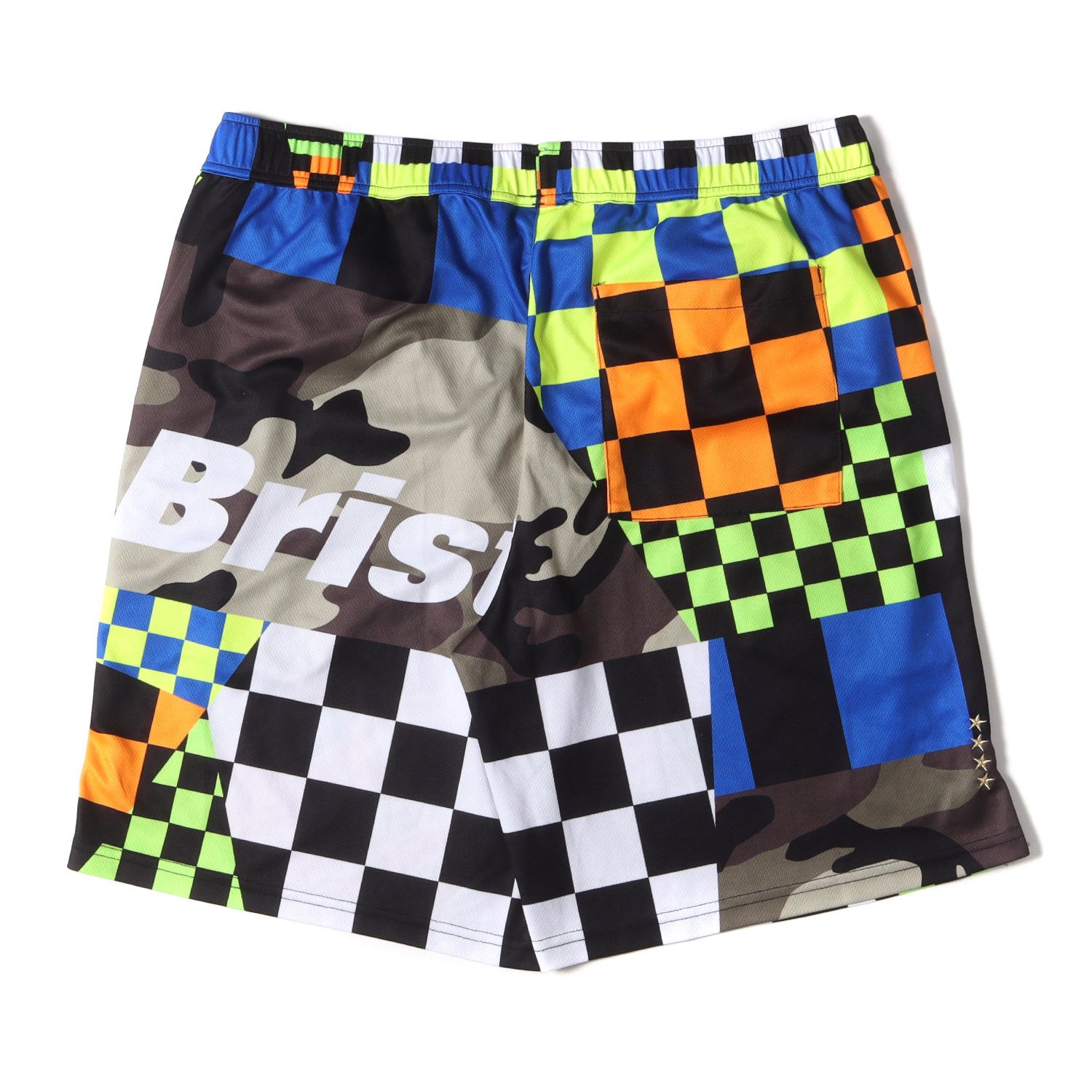 美品 F.C.Real Bristol エフシーレアルブリストル パンツ サイズ:XL マルチパターン ゲーム ショーツ MULTI PATTERN  SHORTS 19SS マルチカラー ボトムス ズボン ショートパンツ