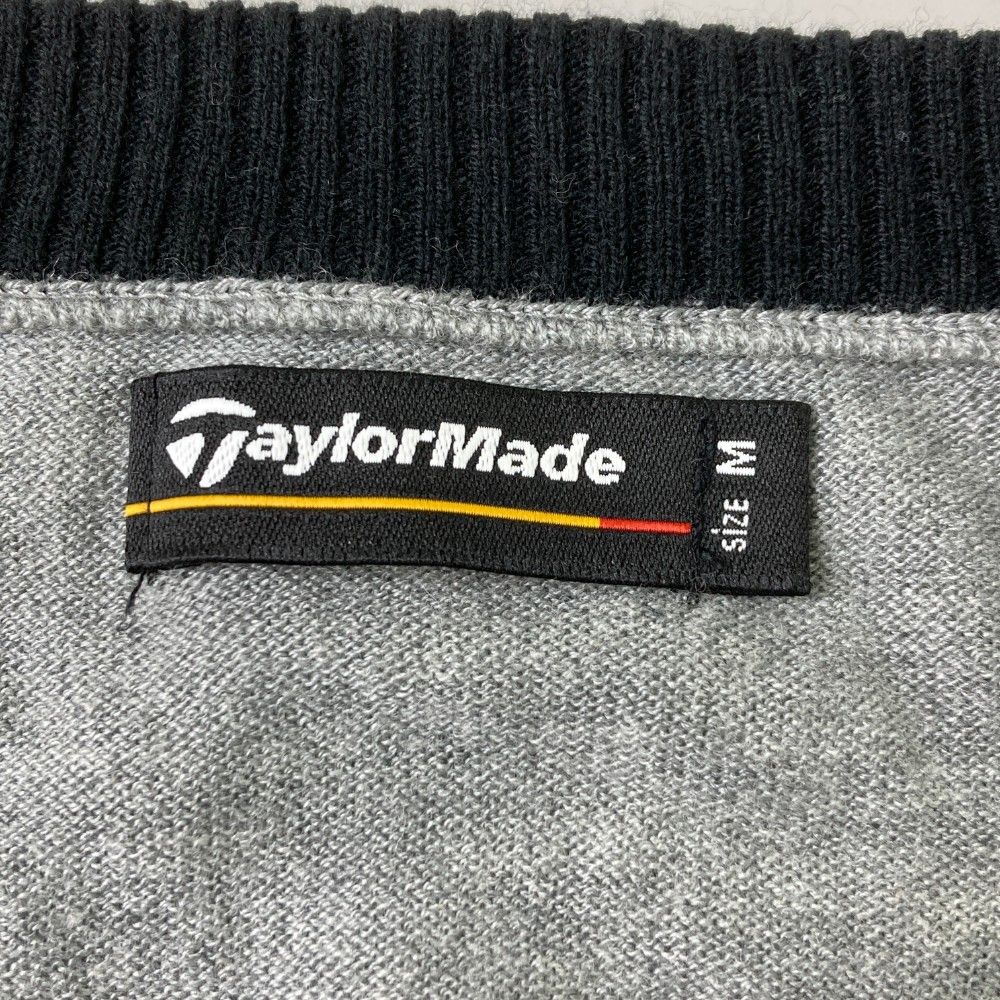 サイズ：M TAYLOR MADE テーラーメイド ウール混 Vネック ニット