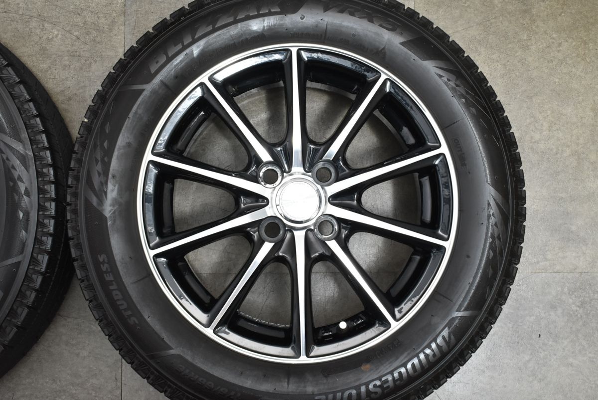 バリ溝 VRX付き】エコフォルム 15in 5.5J +45 PCD100 ブリヂストン