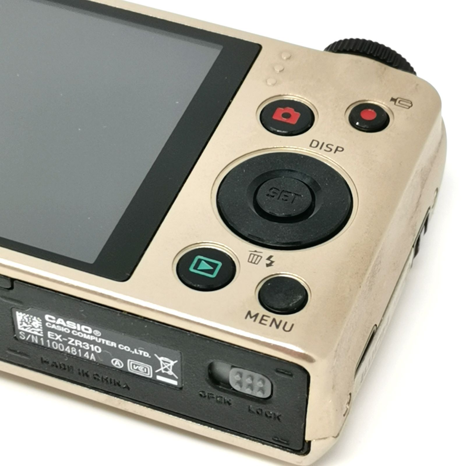 カシオ EXILIM デジカメ EX-ZR310 ゴールド デジタルカメラ 充電器ない 