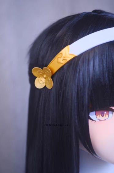 全頭マスク カツラ付き NO.1105 フルマスク ドール ヘッドロリータ人形 コスプレ マスク 仮装 着ぐるみ コスチューム 二次元