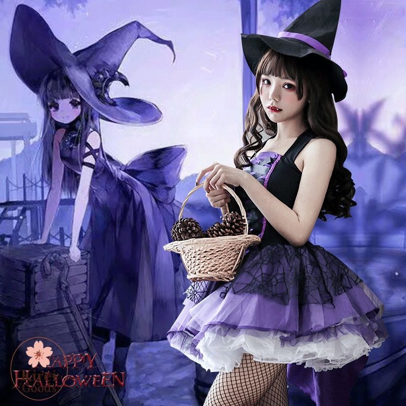吸血鬼修女コスプレ衣装 ハロウィン 十字架付き ゴシック ドレス