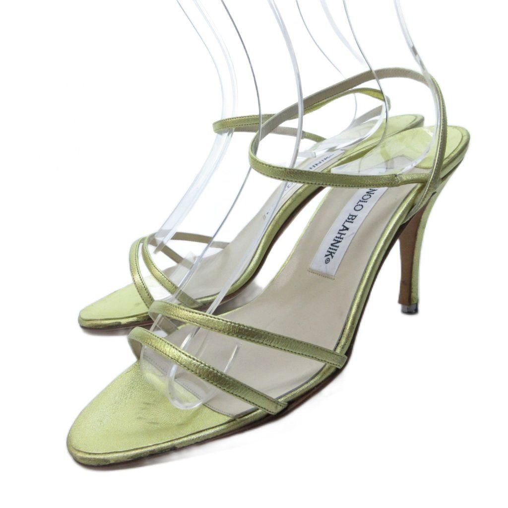 【美品•レア】MANOLO BLAHNIK マノロブラニクミュール サンダル マノロブラニク MANOLO BLAHNIK サンダル ミュール ハイヒール