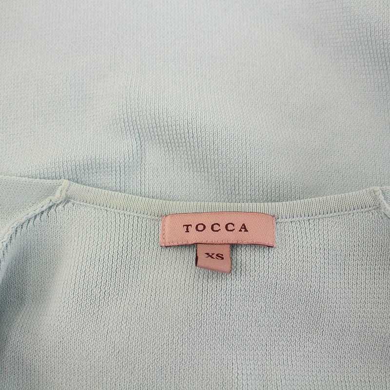 TOCCA ライトブルー 長袖ボレロ　XS TOCCA ライトブルー Mサイズ 長袖カーディガン - メルカリ
