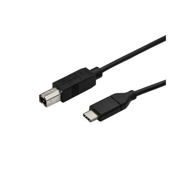 まとめ StarTech.com USB2.0 プリンターケーブル タイプB オス -TypeC オス 0.5m ブラックUSB2CB50CM 1本 ×3セット