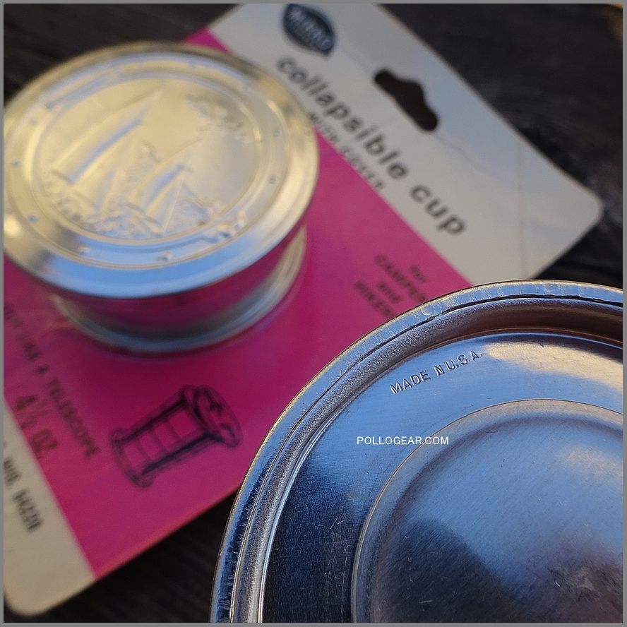 VINTAGE 60's MIRRO ミロ 折り畳みカップ デッドストック USA製