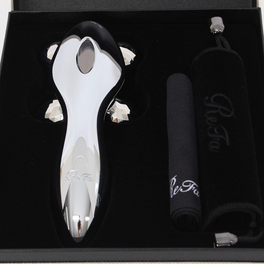 MTG ReFa 4 CARAT RF-FC1932B プラチナ電子ローラー 美顔ローラー 美顔器 リファフォーカラット 本体