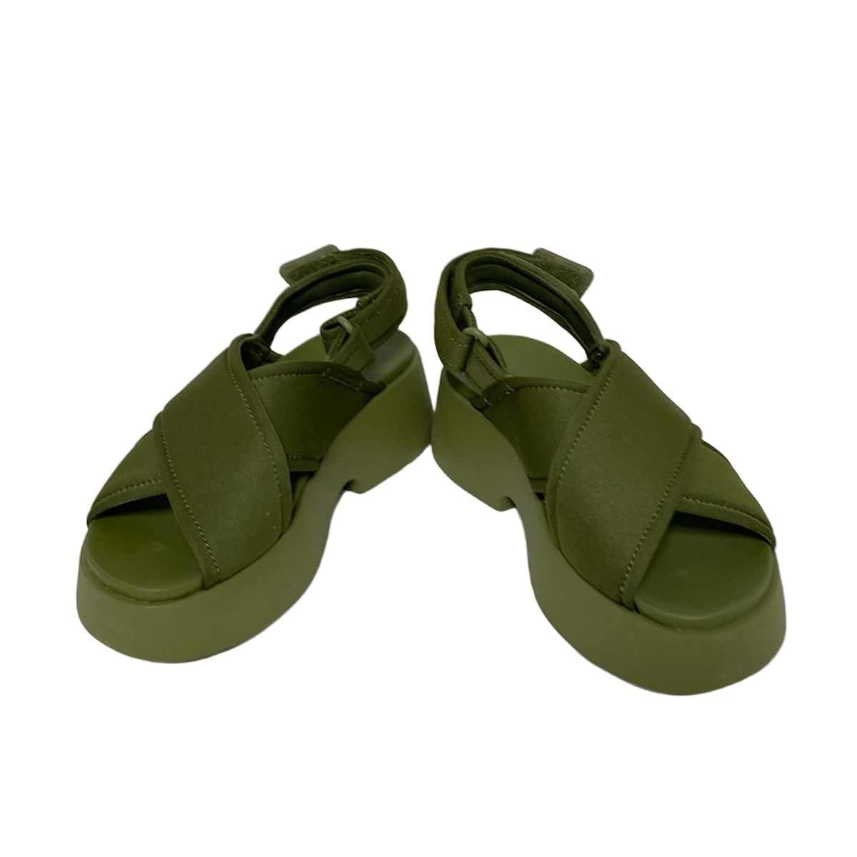 CAMPER(カンペール) サンダル 36 レディース - カーキ